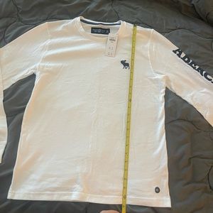 White long sleeve shirt.
